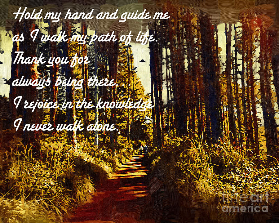 Hold My Hand and Guide Me Painting by Kirt Tisdale