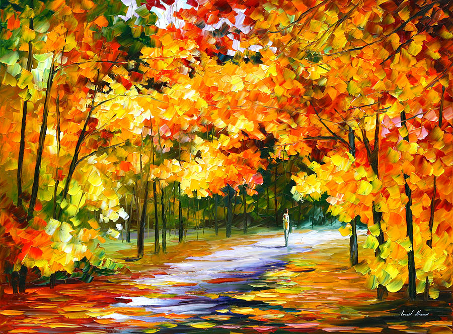 Path Of Sun Painting by Leonid Afremov | Fine Art America