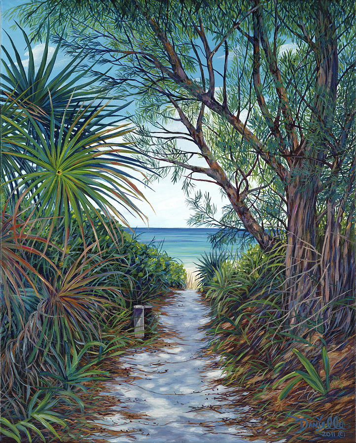Path to Serenity Painting by Danielle Perry