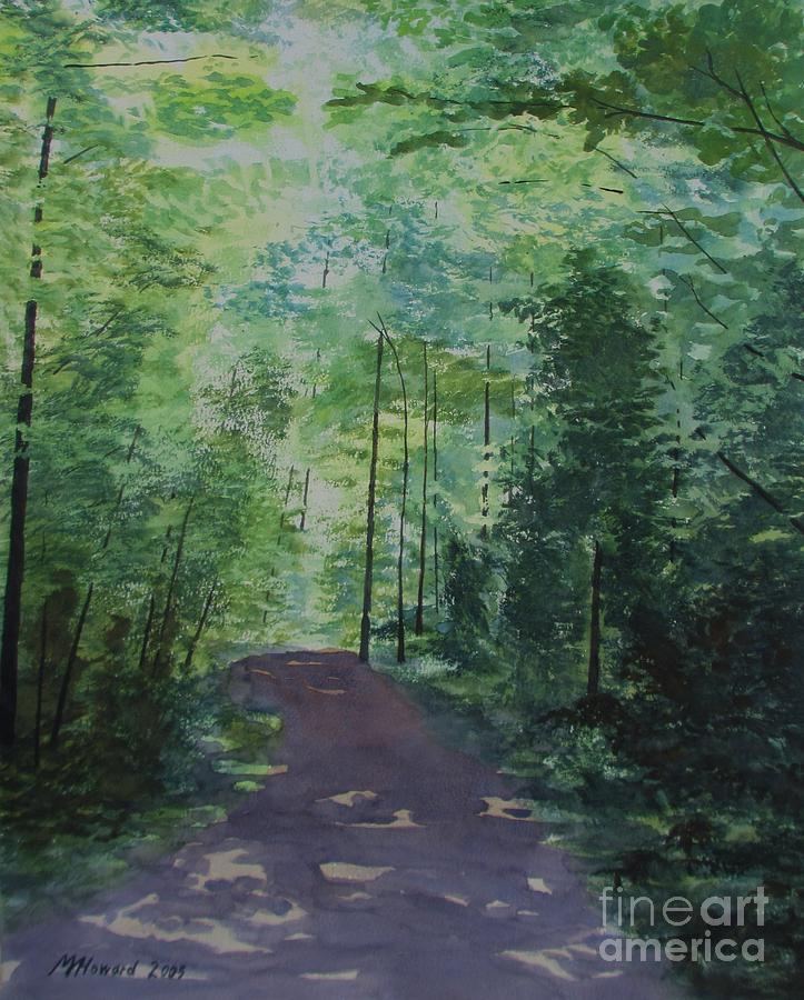 Path To The River Painting by Martin Howard