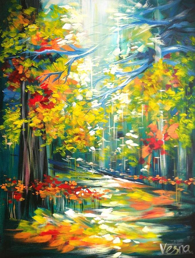 Path Painting by Vesna Delevska - Fine Art America