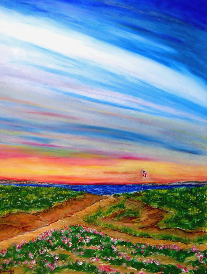 Paths to Independance Pastel by Daniel Dubinsky