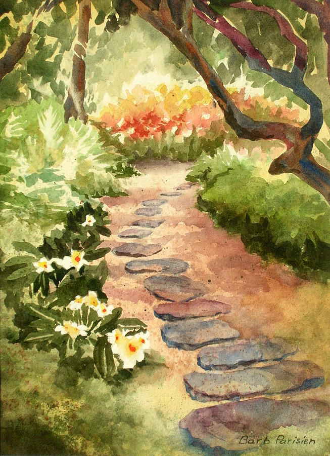 Pathway Painting by Barbara Parisien