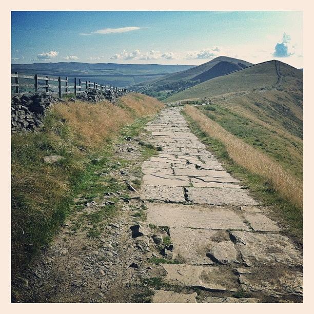 Rollersnakes Photograph - Pathway #mamtor #peakdistrict by Rob Harris