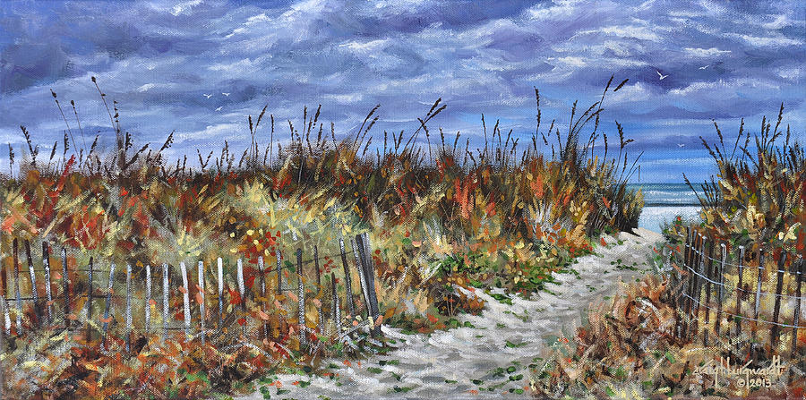 Pathway to North Myrtle Beach Painting by Craig Burgwardt