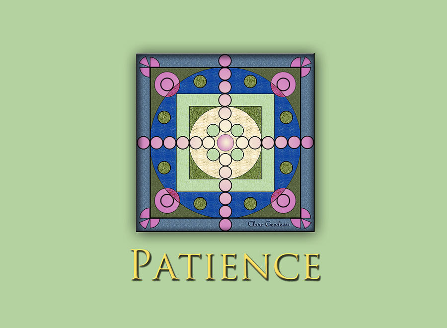 Patience Digital Art by Clare Goodwin
