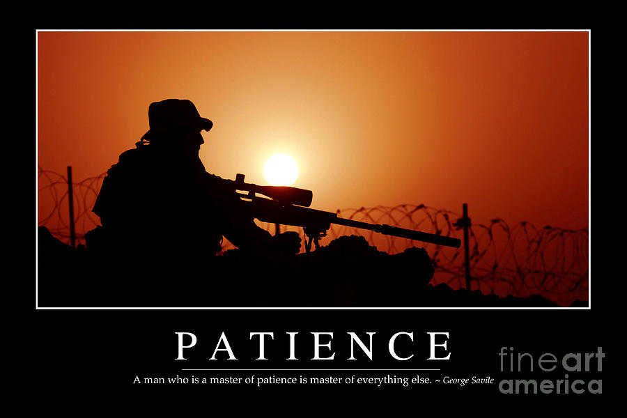 Patience Inspirational Quote Photograph by Stocktrek Images