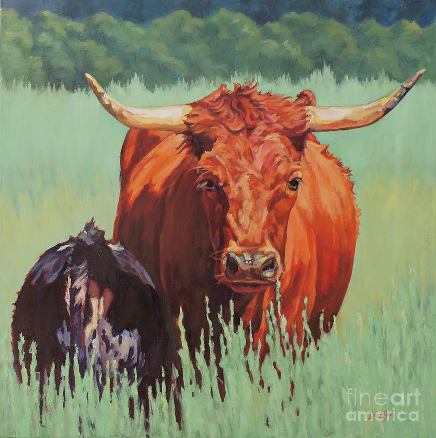 Animal Painting - Patience by Patricia A Griffin