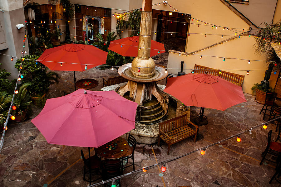 Patio Unbrellas Photograph by Melinda Ledsome