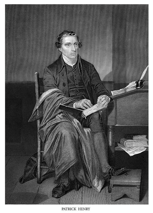Patrick Henry Painting by Historic Image