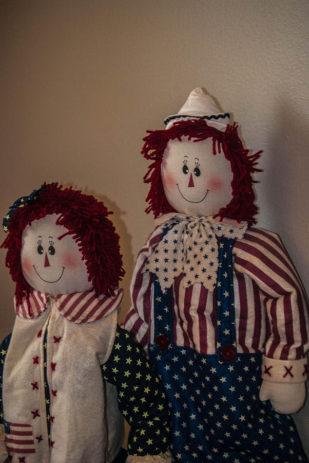 Doll Photograph - Patriotic Dolls by Jon Cody