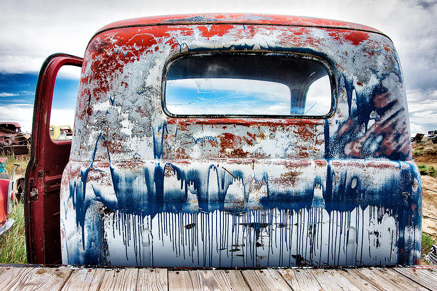 Patriotic Flatbed Photograph by Paul Berger