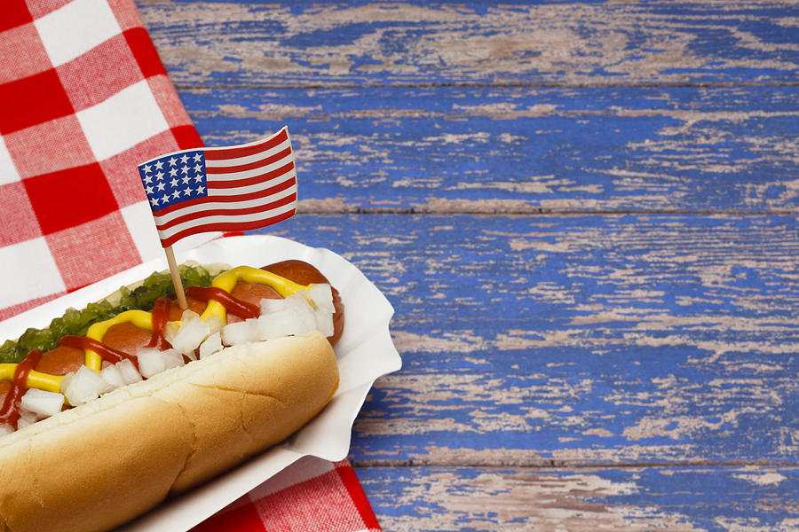 Patriotic Hotdog Photograph by DustyPixel