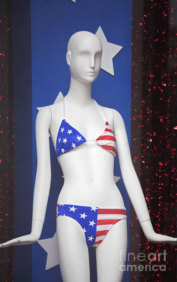 Patriotic Mannequin Photograph by Jim West
