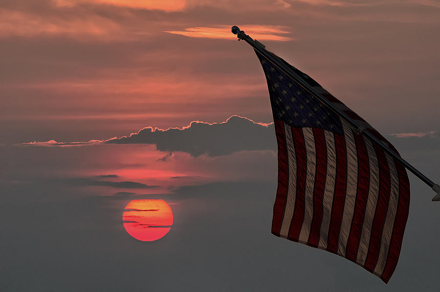 Patriotic Sunset by Mark Papke