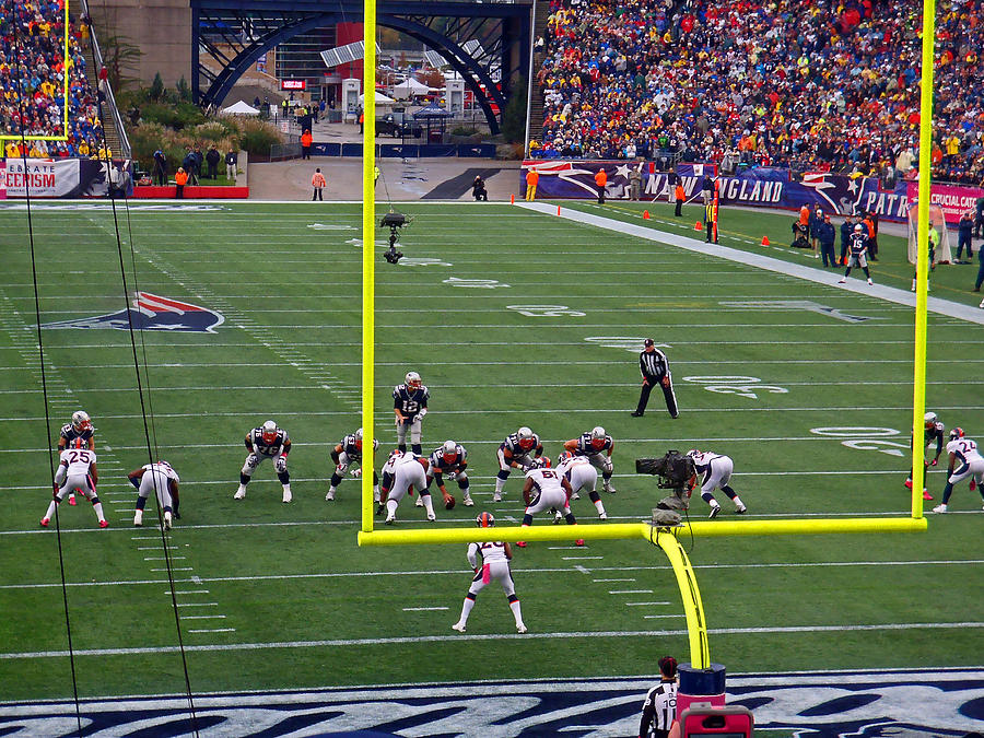 Patriots in Red Zone - Again Photograph by Mike Martin