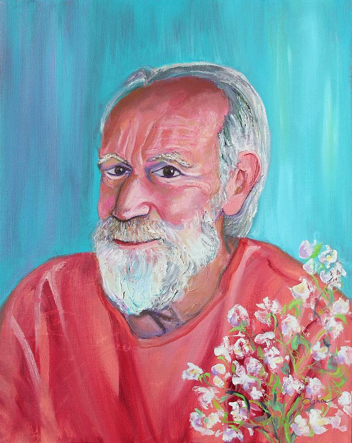 Patron Saint Of Artists And Gardeners Painting by Asha