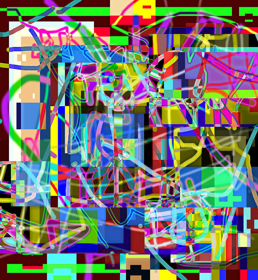 Abstract Digital Art - Patronizing Disorder Accomplishment 2013 by James Warren