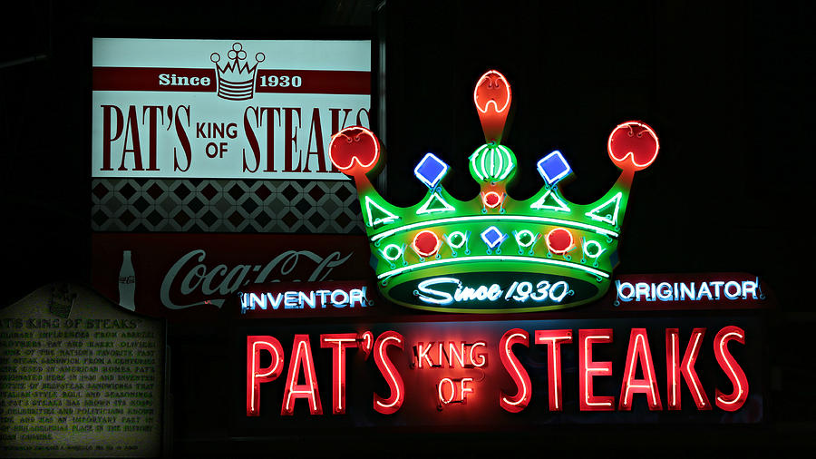 Pats King of Steaks Photograph by Stephen Stookey