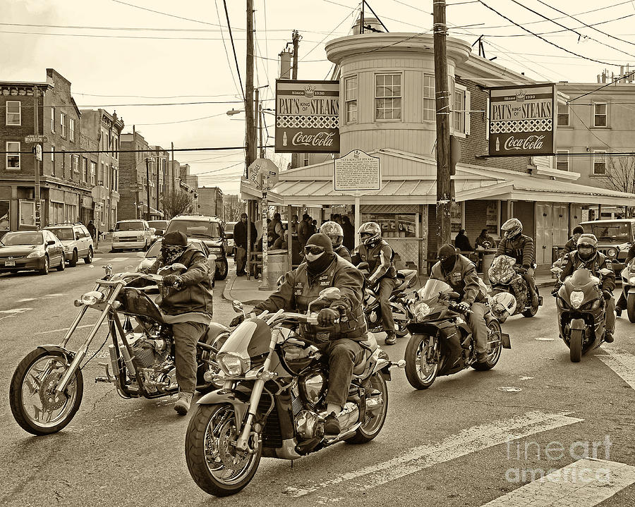 Philadelphia Photograph - Pats with Cycles by Jack Paolini
