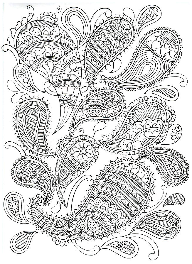 Pattern 10 Drawing by MGL Meiklejohn Graphics Licensing - Fine Art America