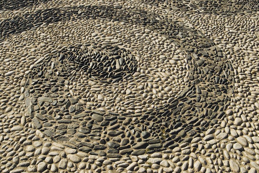 Architecture Photograph - Pattern Made Of Stones In Pavement by Michael Thornton