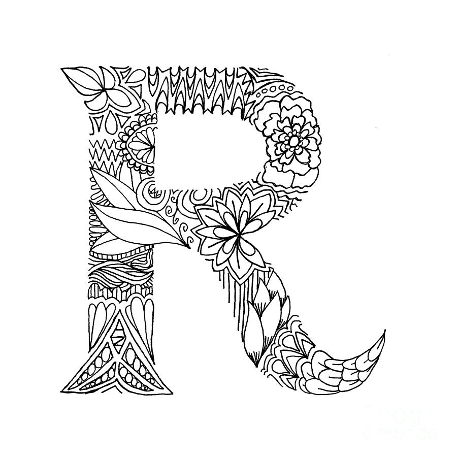 Letter R Coloring Pages Free  Get Coloring Pages