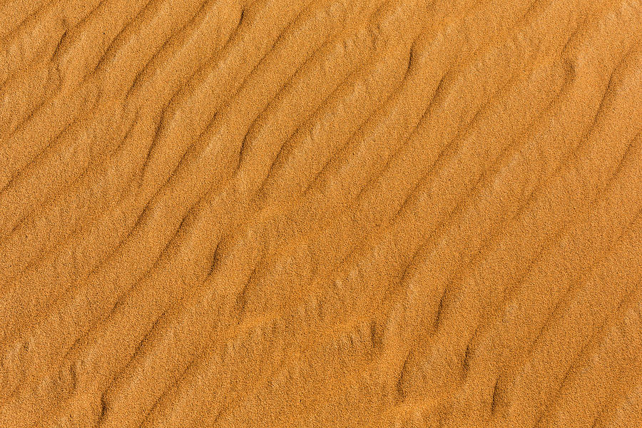 Nature Photograph - Patterned Sand by Justin Albrecht