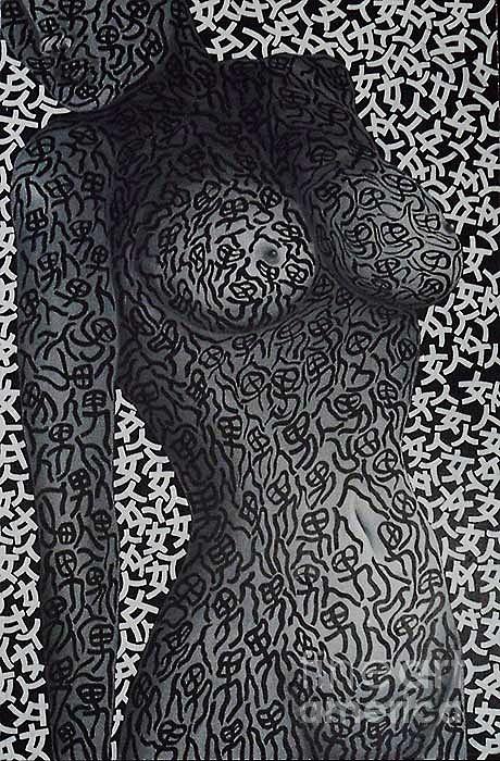 Patterned  Scent Painting by Fei A