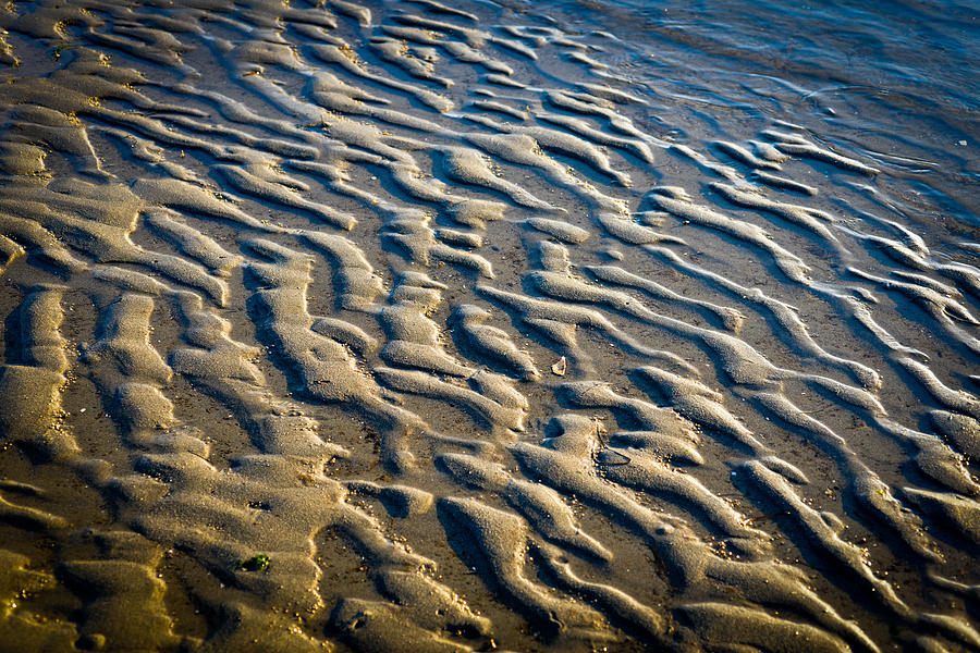 Patterns in Sand Photograph by Ronda Broatch