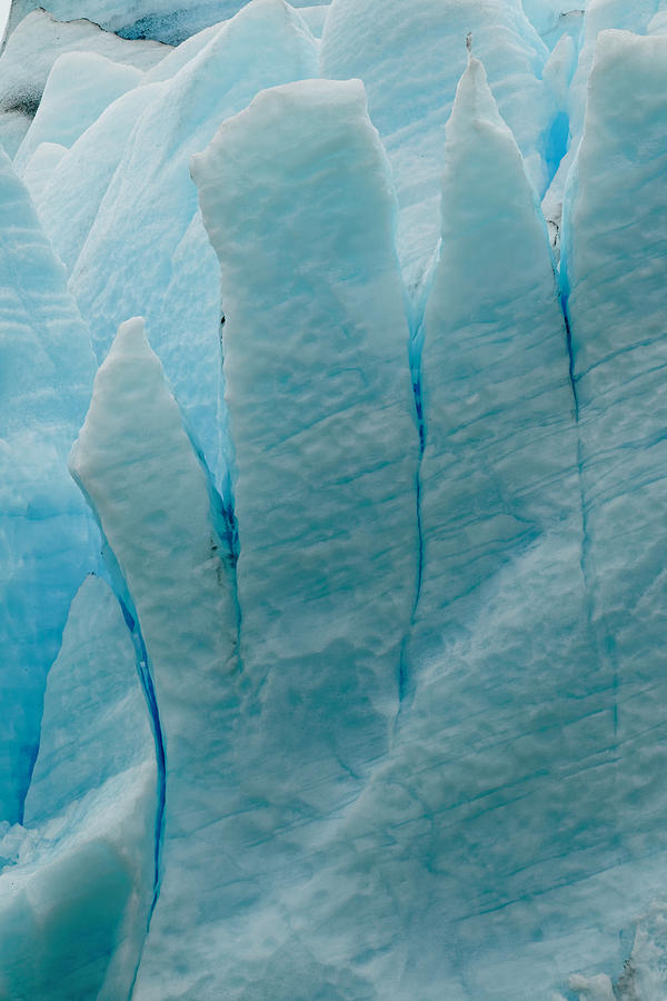 Adam Jones Photograph - Patterns Of Grey Glacier, Gray Lake by Adam Jones