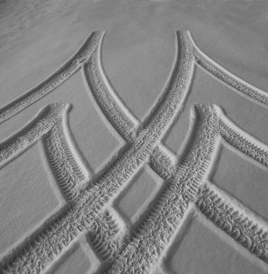 Patterns on Snow Photograph by Pekka Sammallahti
