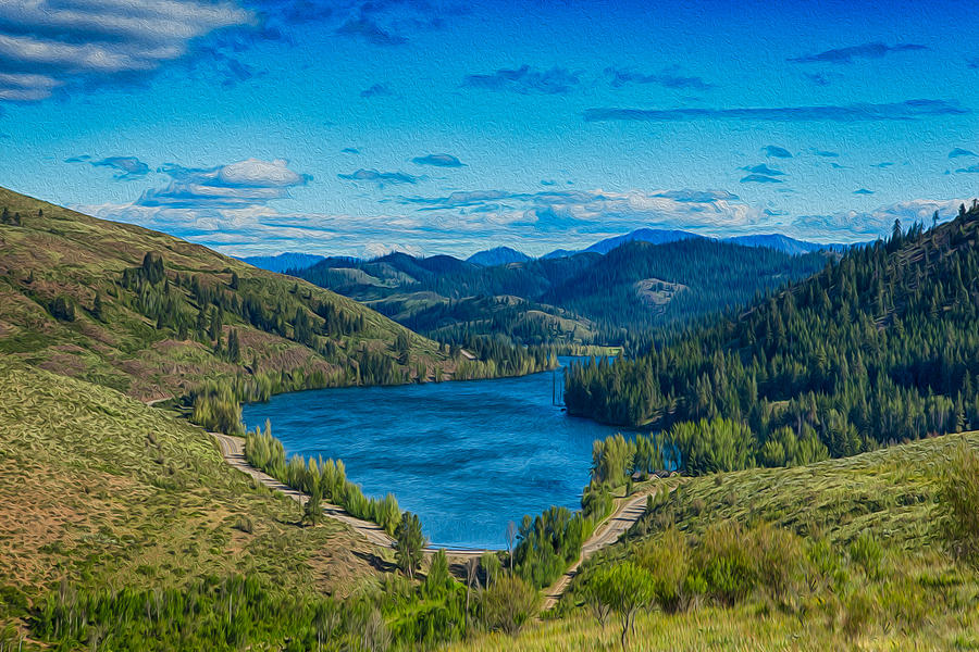 Patterson Lake in the Summer Photograph by Omaste Witkowski