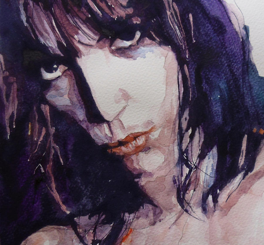 Patti Smith Painting by Paul Lovering