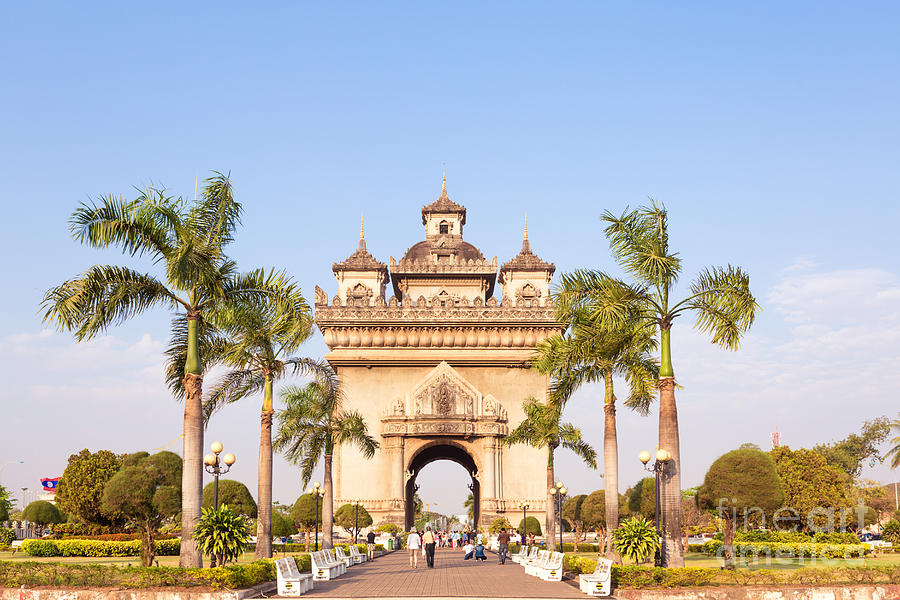 Patuxai Gate - Vientiane - Laos Photograph by Matteo Colombo