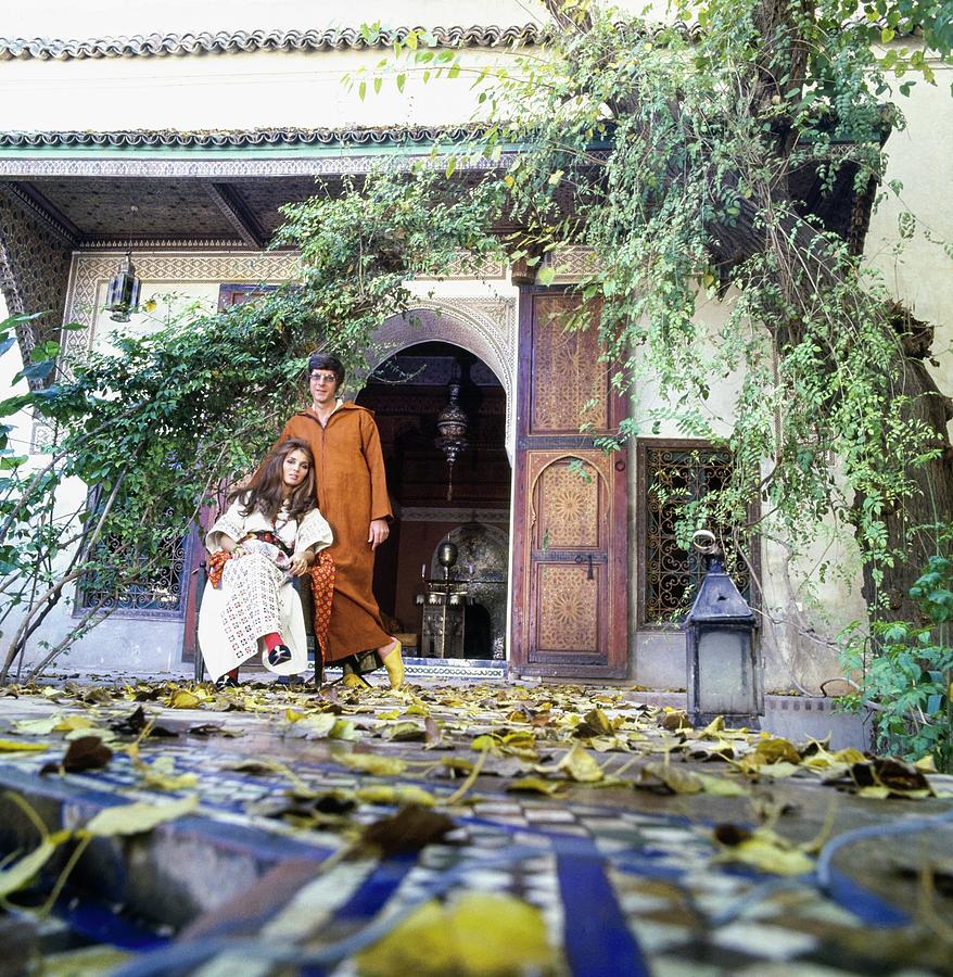 Paul And Talitha Getty Wearing Kaftans Photograph by Patrick Lichfield Paul And Talitha Getty Wearing Kaftans Photograph by Patrick Lichfield