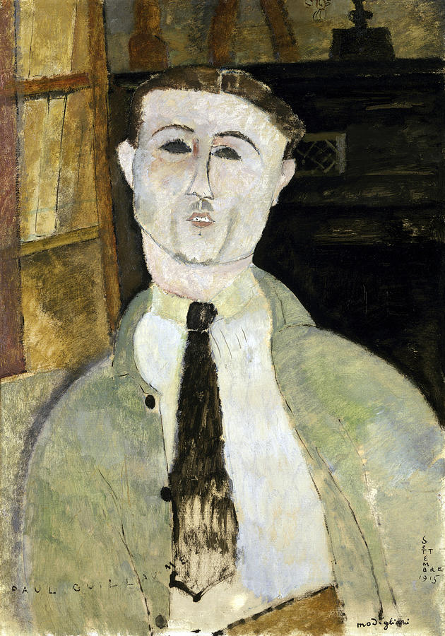 Amedeo Modigliani Painting - Paul Guillaume by Celestial Images