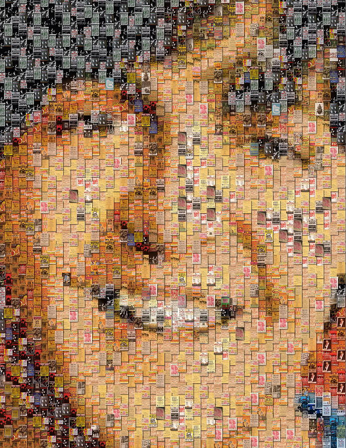 Paul McCartney Beatles Concert Poster Mosaic Photograph by Paul Van ...