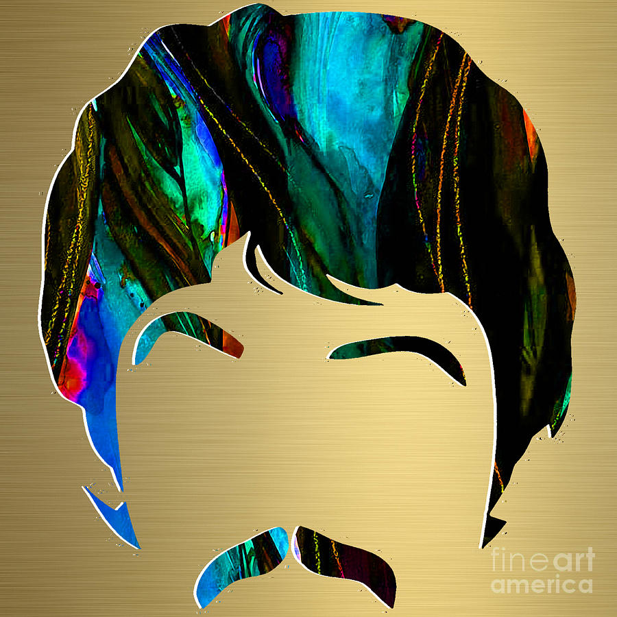 Paul McCartney Gold Series Mixed Media by Marvin Blaine