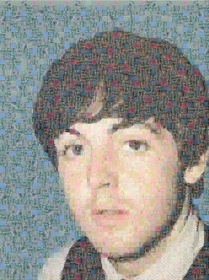 Paul McCartney Mosaic Image 1 Digital Art by Steve Kearns