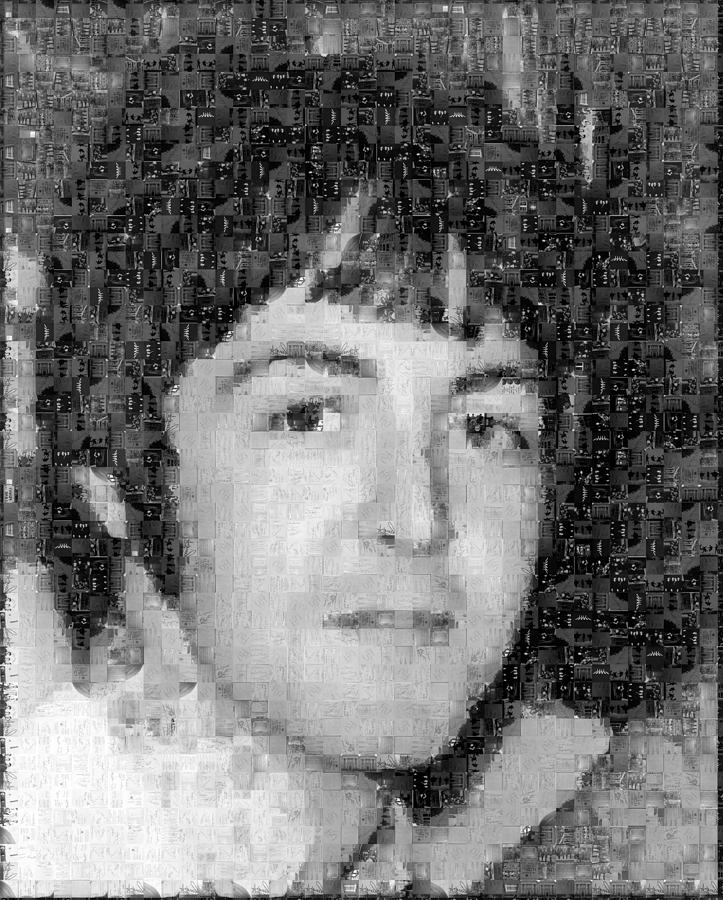 Paul McCartney Mosaic Image 2 Photograph by Steve Kearns