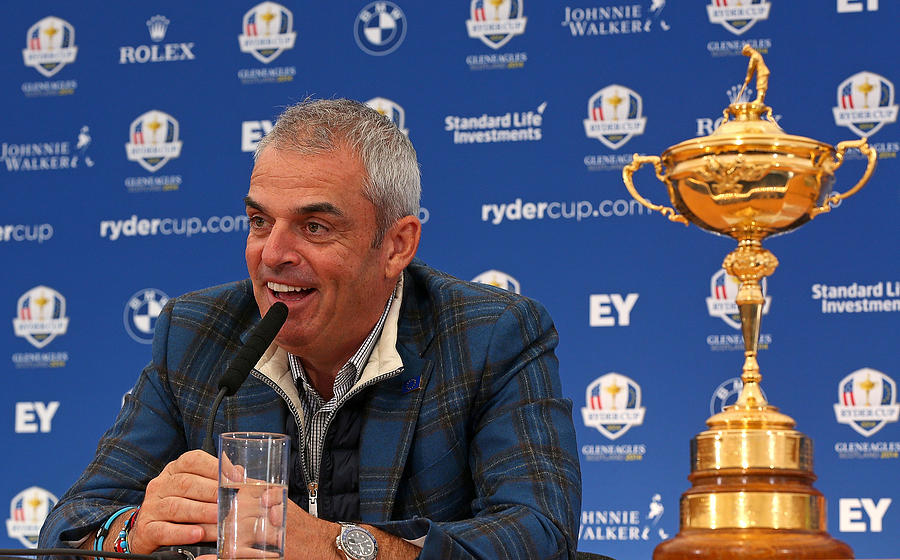 Paul McGinley Press Conference - 2014 Ryder Cup Photograph by Mike Ehrmann