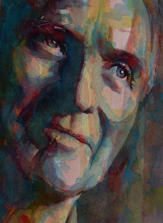 Paul Newman Painting by Paul Lovering