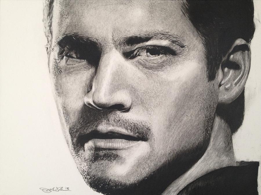 Paul Walker Drawing by Joshua Navarra