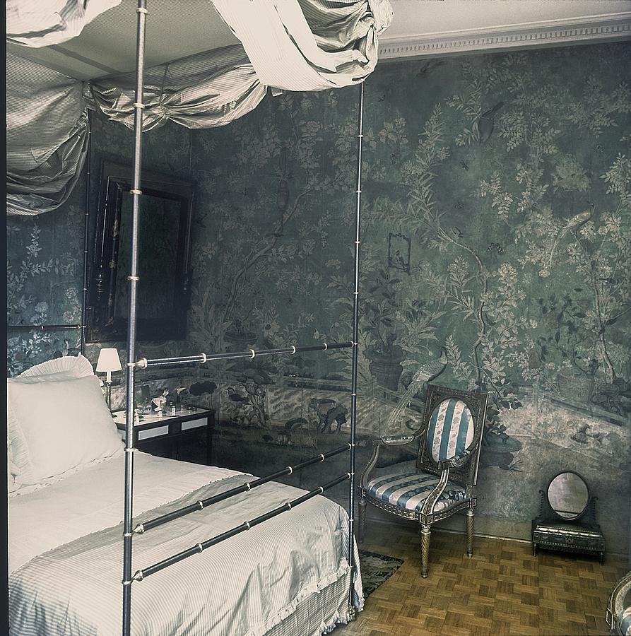 Pauline De Rothschilds Bedroom Photograph by Horst P. Horst