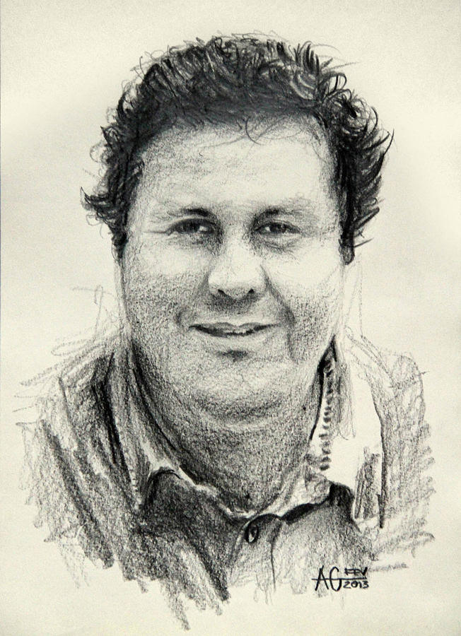 Paulo Drawing by Antero Guerra - Fine Art America