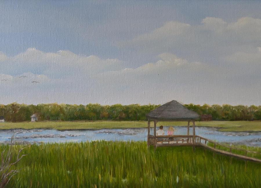 Pawleys Creek Painting by Audrey McLeod
