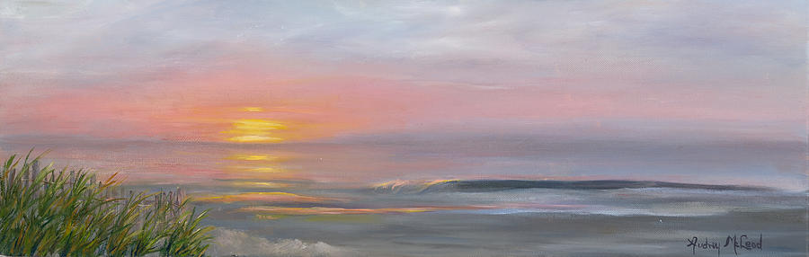 Pawleys Sunrise Painting by Audrey McLeod