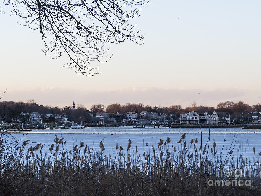Pawtuxet in Winter Photograph by Lili Feinstein