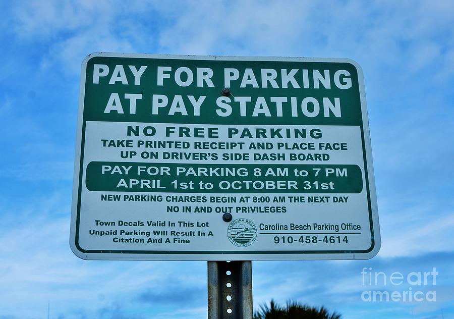 Pay For Parking Photograph by Bob Sample